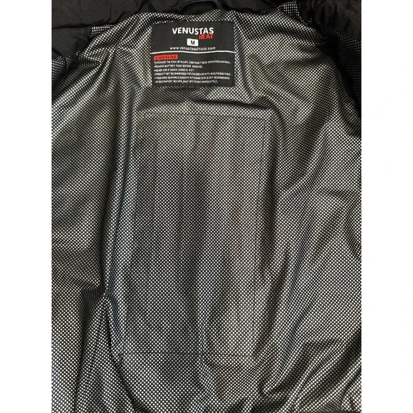 Venustas Heated Vest Men's Medium Black Quilted Puffer | No Battery | Workwear - Picture 9 of 16